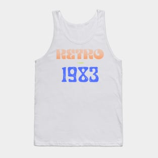 Retro Birthyear T-Shirt 1983 Tank Top